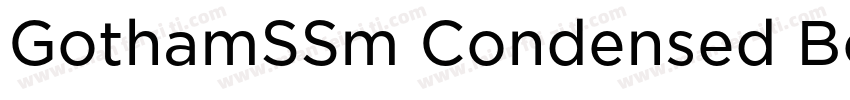 GothamSSm Condensed Book字体转换
